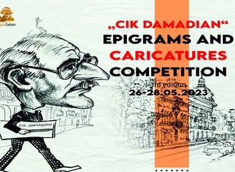 winners of the festival of caricatures "CIK Damadian", 3rd edition, Botosani 2023