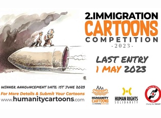 Results:Top 20 Cartoons of the 2nd Immigration Cartoon Competition in UK