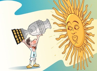 طلوع خورشید آرژانتین با لیونل مسی !
