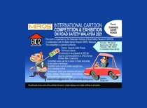 مسابقه بین‌المللی کارتون با موضوع ایمنی جاده، مالزی 2021