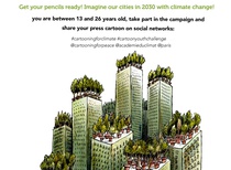 مسابقۀ بین‌المللی کارتونی فرانسه «تغییرات آب و هوایی»