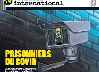 Cover of Courrier International by Trayko Popov