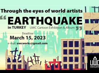 Through the eyes of world artists - Earthquake -Turkey 2023