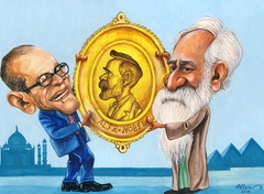 Participants:International Caricature Exhibition on Tagore and Mahfouz, Egypt 2024