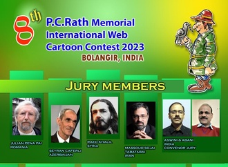 Jury: 8th P.C.Rath Memorial International Web Cartoon Contest-2023, India