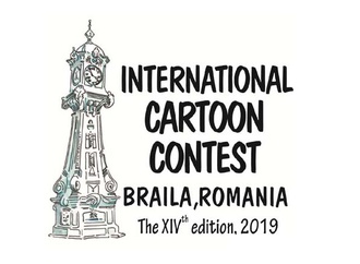 winners of International cartoon contest Braila, Romania, 2019