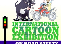 The international cartoon exhibition on road safety