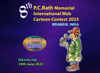 Winners of 8th P. C. Rath Memorial International Web Cartoon Contest-2023