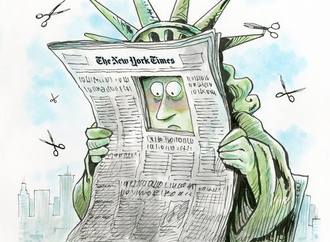 No more political cartoons on The New York Times