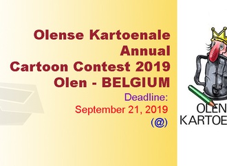 Ceremony of Olense Kartoenale 2019, Belgium