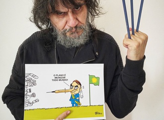 Portrait of J. Bosco Brazilian cartoonist