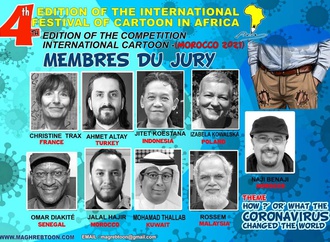 Jury Members of the 4th International Africa Cartoon  Contest