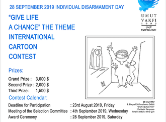 24Th Traditional Prize Contest Individual Disarmament: Give Life a Chance | Turkey 2019