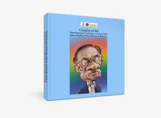 Catalog | international Caricature Contest Anwar Ibrahim -Malaysia 2023