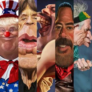 Gallery of Caricatures by Payam Vafatabar - Iran