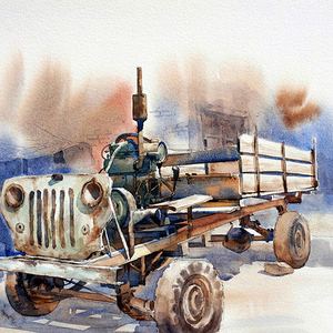 Gallery of painting Watercolors by Vikrant Shitole - India