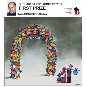 Results of 2nd international Cartoon Contest Bucharest 2017/ Romania