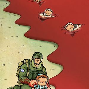 Gaza by Alireza Pakdel-Iran/best cartoon-2014