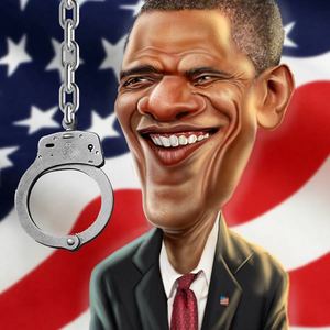 Obama by Ehsan Soleimany-Iran/best caricature-2014