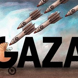 Gaza by Mohammad Ali Khalaji-Iran/best cartoon-2014