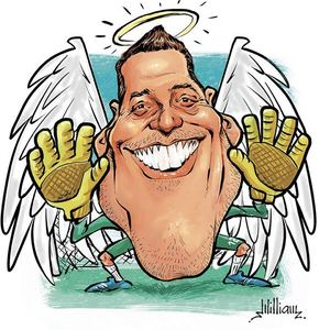 Julio Cesar by William Medeiros-Brazil/best caricature-2014