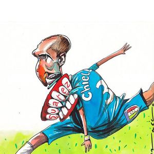 Giorgio Chiellini by Ivailo Tsvetkov-Bulgaria/best cartoon-2014