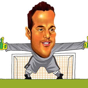 Julio Cesar by Jbosco-Brazil/best caricature-2014