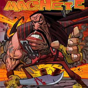 Machete Danny Trejo by Russ Cook-UK/Best Caricature-2014