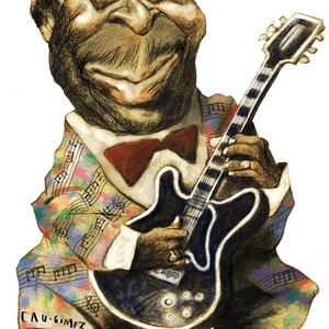 BB king by Cau Gomez-Brazil/Best Caricature-2015