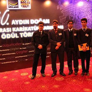 Iranian Cartoonists,winners of the 30th International Aydin Dogan Cartoon Contest/Turkey 2013