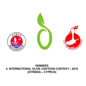 winner of the 4th International Olive Cartoon Contest-2015/Kyrenia-Cyprus