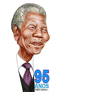 Nelson Mandela by Nie Lima-Argentina/Best Caricature-2013