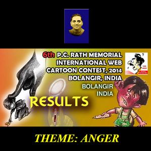 The results of  6th P. C. Rath Memorial International Web Cartoon Contest-2014