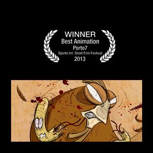 Iranian Director Hamed Akrami(Kermando)/winner the best animation/Porto7-2013