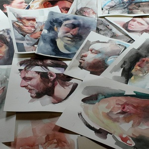 Gallery of watercolor by Nick Runge - USA