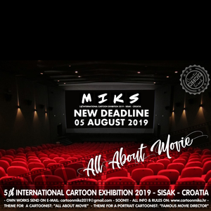 5th INTERNATIONAL CARTOON EXHIBITION SISAK MIKS 2019 „All About Movies“