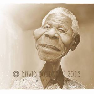 Nelson Mandela by David Boudrfau/best caricature-2013