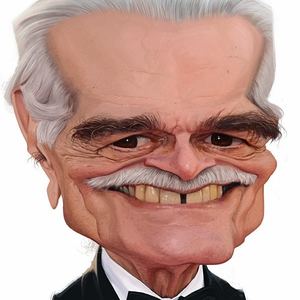 Omar Sharif by Thierry-France/best caricature-2014