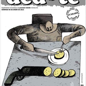 Dedete /Cartoon magazine/cover by Ares/Cuba/Jan.,06,2013