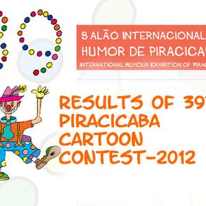  The Winners of 39th Piracicabal cartoon Contest-2012/Brazil  
