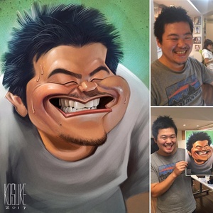 Gallery of caricatures by Kosuke Miyagi-Japan