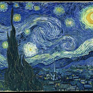 Van Gogh Starry Night Interactive Animation