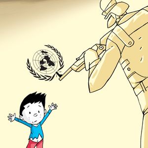 Cartoon Gallery of Kid, Art, Peace