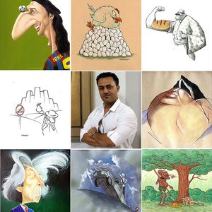 Gallery of Cartoon & Caricatures By Mojtaba Azhdari - Iran