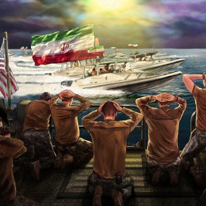 2016 U.S.–Iran naval incident/Cartoon & illustration
