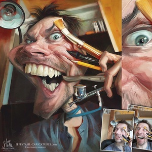 Gallery of caricature by Jeff Stahl - France