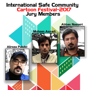 The Jury members of the 1st Global Cartoon Festival Safe Community-2017