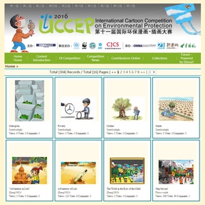 Winners Of The 11th International Environmental Cartoon Contest-China
