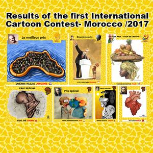  Results of the first International Cartoon Contest- Morocco /2017