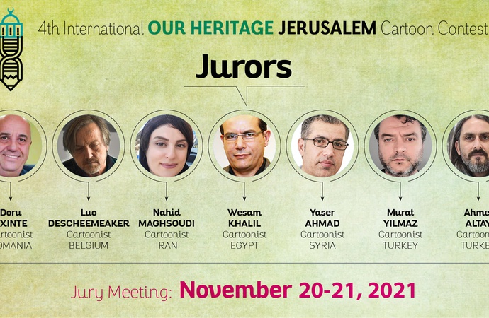 اعضای هیئت داوران مسابقهٔ بین‌المللی کارتونی «بیت‌المقدس، میراث ما»، ۲۰۲۱